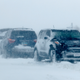Wrecked vehicles on Interstate 70 near Aurora, Colorado on March 13.